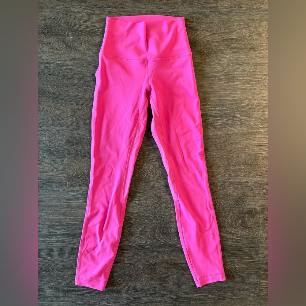 lululemon athletica Hot Pink High-Rise Leggings